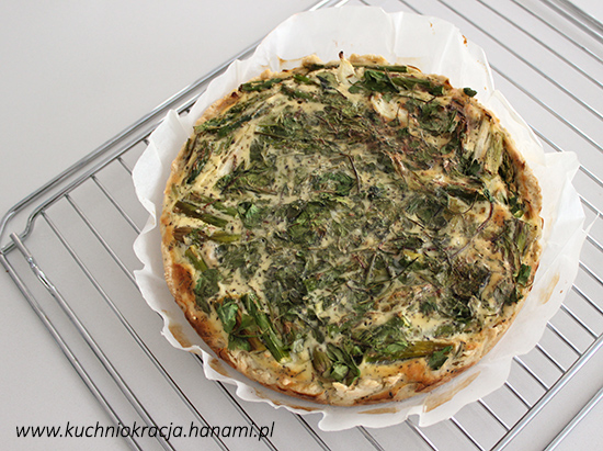 Quiche ze szparagami, kalarepą, bakłażanem, botwinką, Hanami®