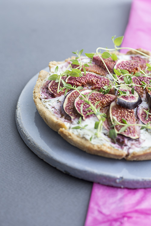 Tarta z figami i kozim jogurtem, Fot. Hanami